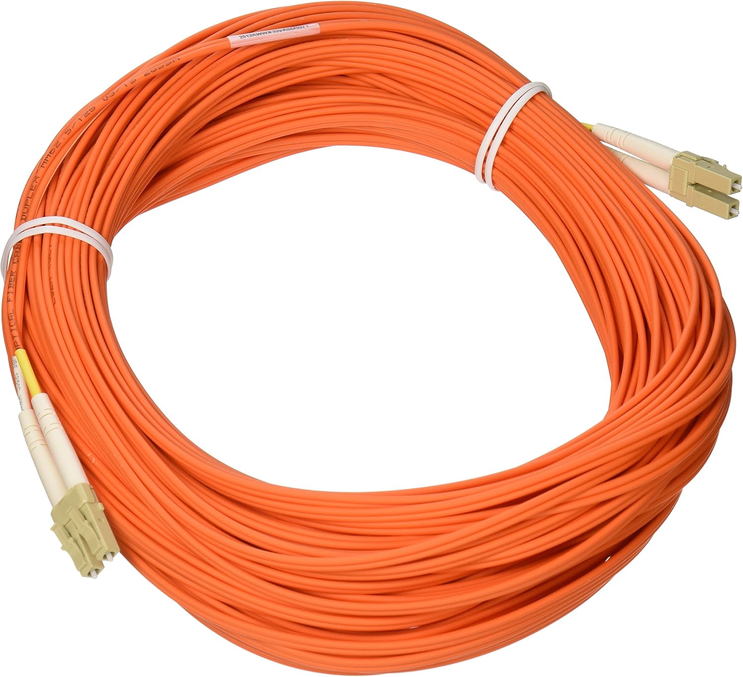 Duplex Multimode 62.5/125 Fiber Patch Cable (LC/LC), 405-ft A81616