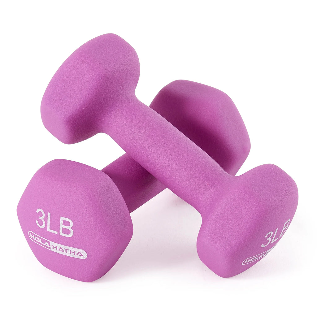 3, 5, and 8 Pound Dumbbell Hand Weight Set with Storage Rack P3401