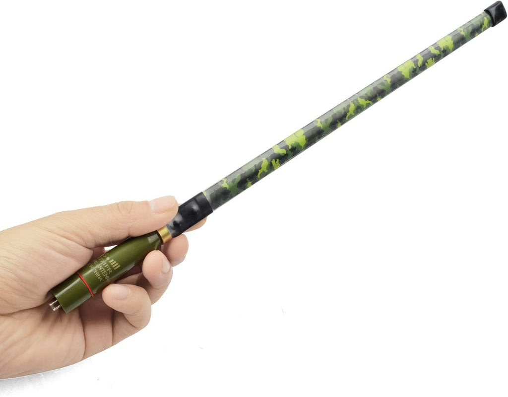 Tactical Foldable Dual Band Antenna, 144/430Mhz UHF VHF 15.3inch SMA-Female Antenna X2369