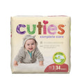 Cuties Complete Care Baby Diapers, Size 3, Case of 136 X711