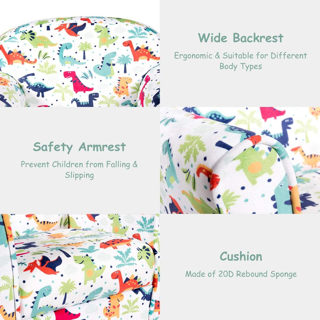 Kids Sofa with Dinosaur Pattern Q3963
