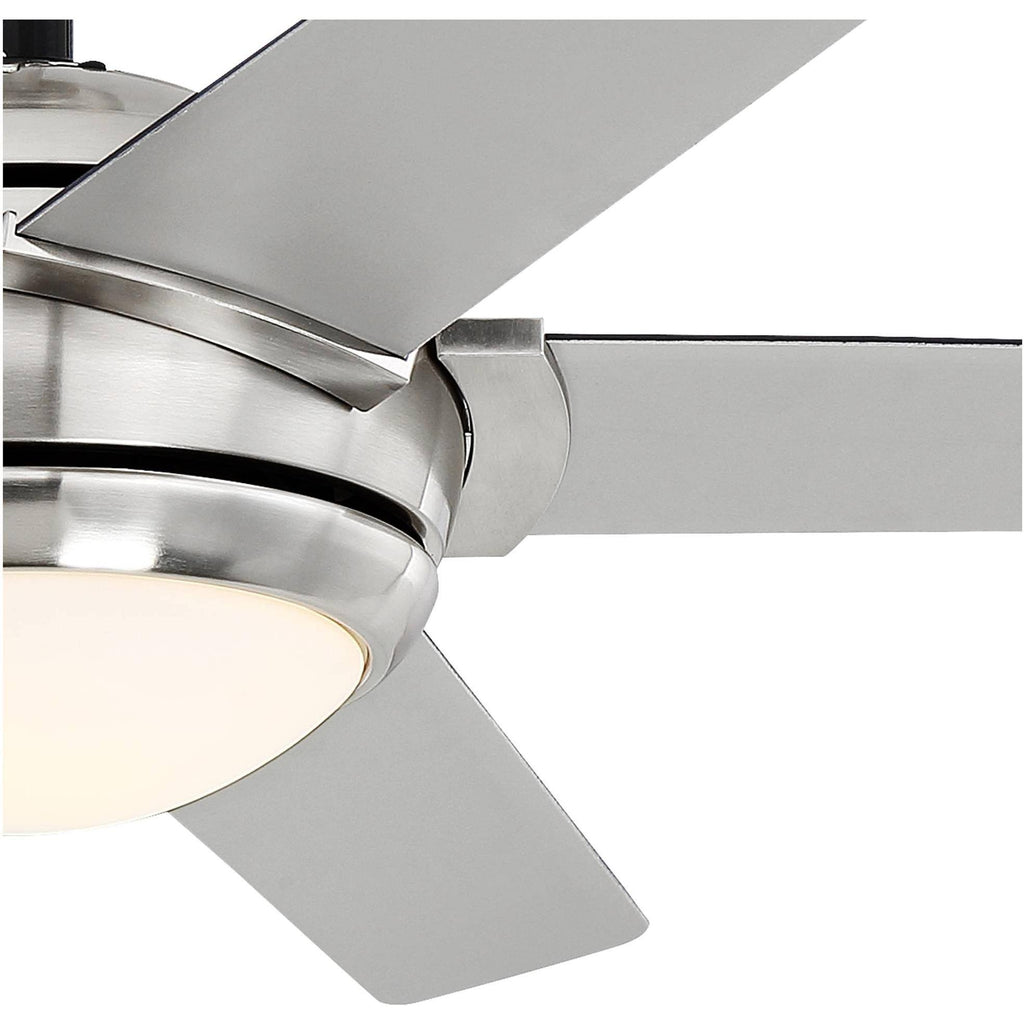 52x22 Brushed Nickel LED Ceiling Fan with Light W769
