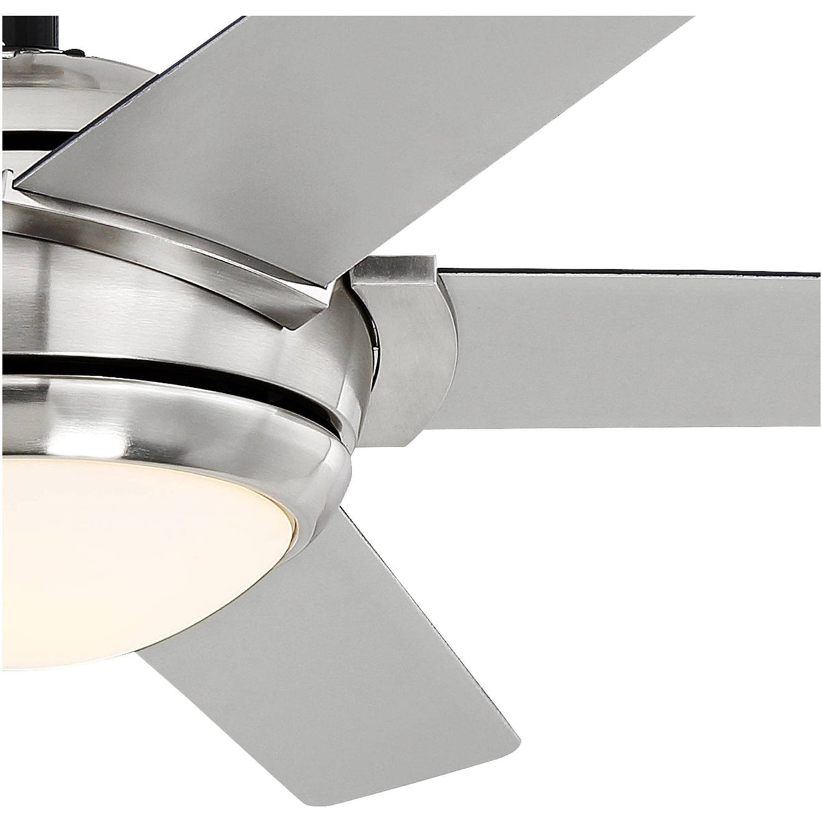 52x22 Brushed Nickel LED Ceiling Fan with Light W769