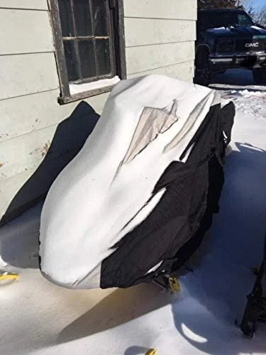Snowmobile Cover with Built-in Securing Straps T521414