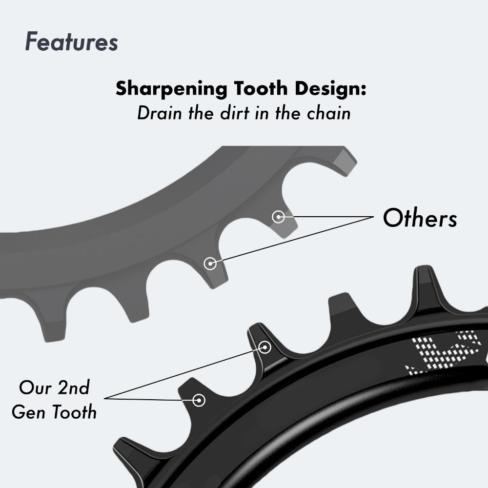 Oval Chainring Direct Mount for Sram GXP 30T 32T 34T 36T 38T I74870