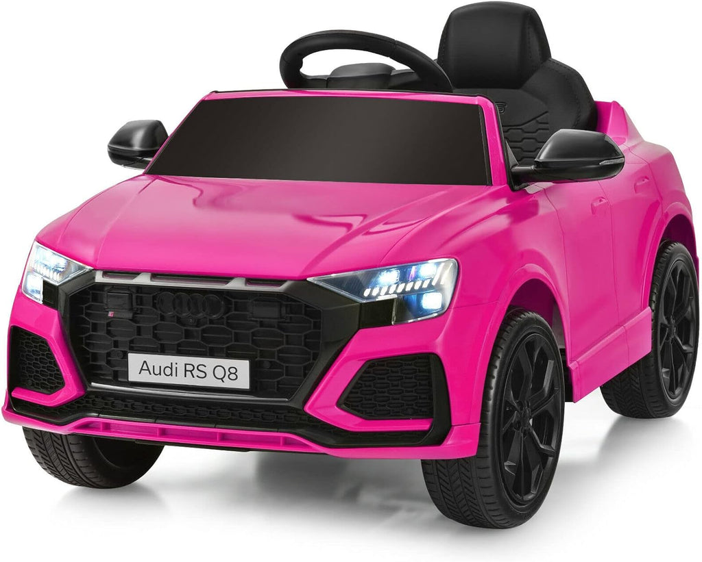 12V Licensed Audi Q8 Kids Ride on Car with Remote Control, White X943403