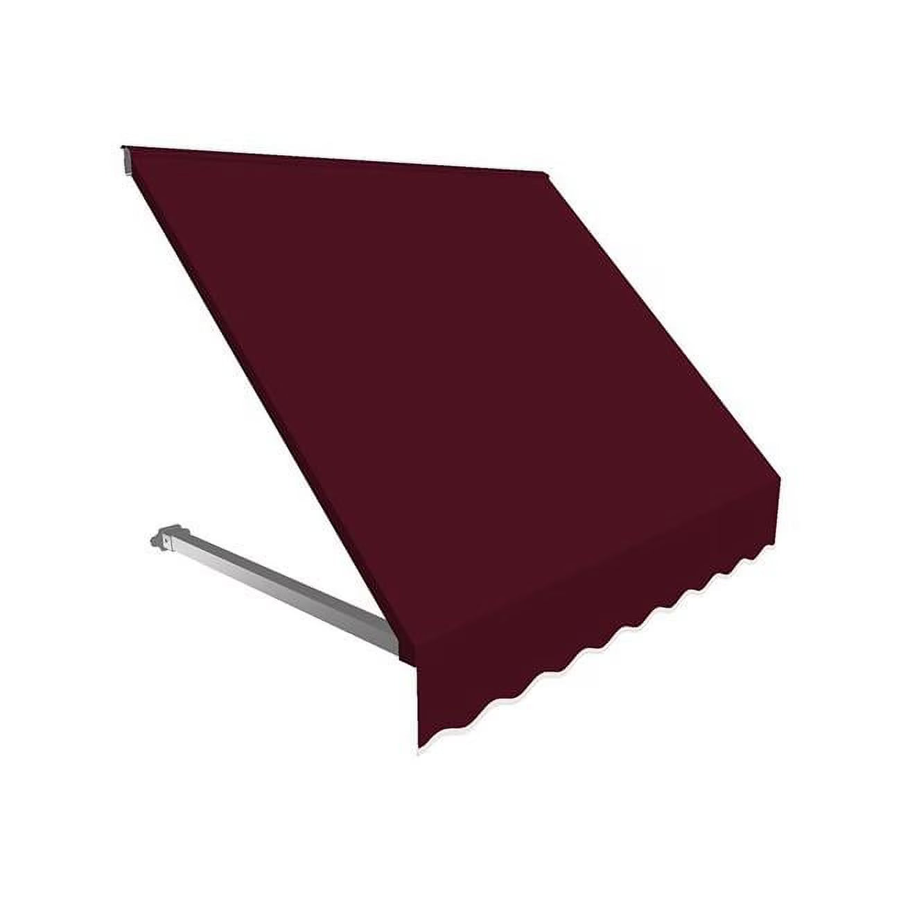 Burgundy Retro Window & Entry Awning P511832