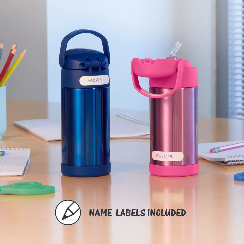 12Oz Stainless Steel Insulated Straw Bottle T6040