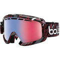 Shiny Black and Red Ski Goggles G1313