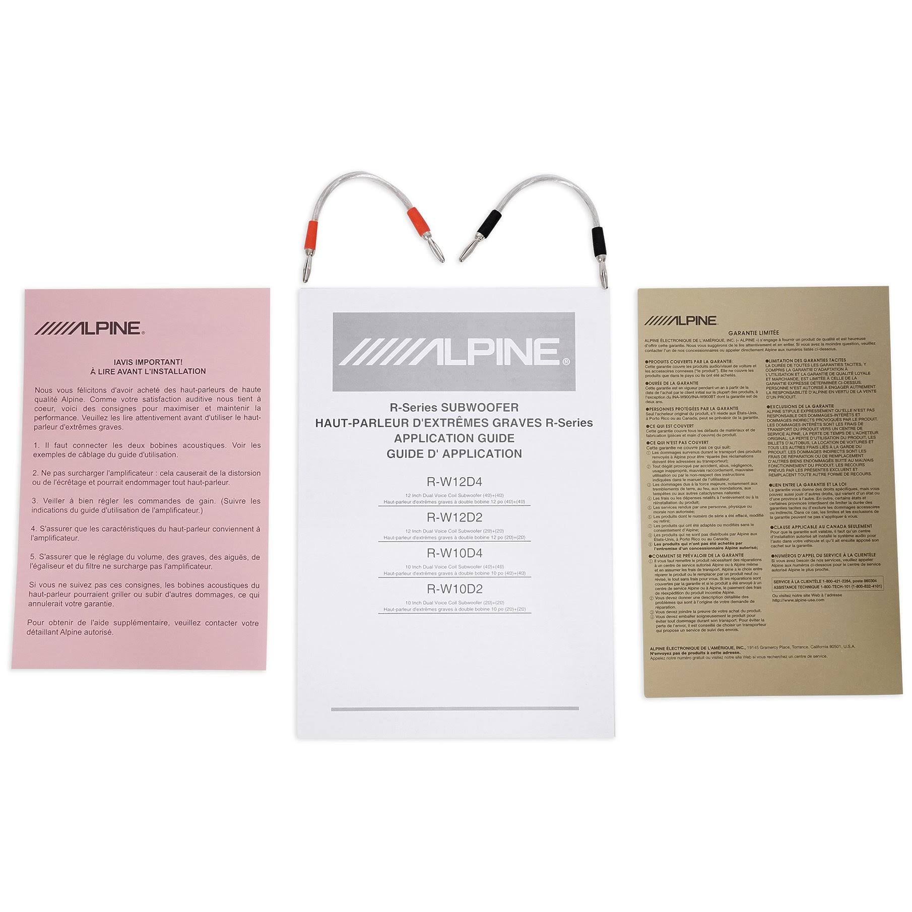 Alpine R-Series R-W10D4 Car Subwoofer G8490