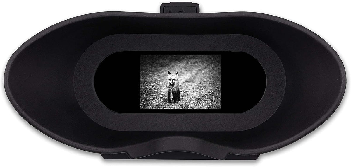 Night Vision Goggles Digital Infrared 1x Magnification 75yd Range Rechargeable Battery A6661