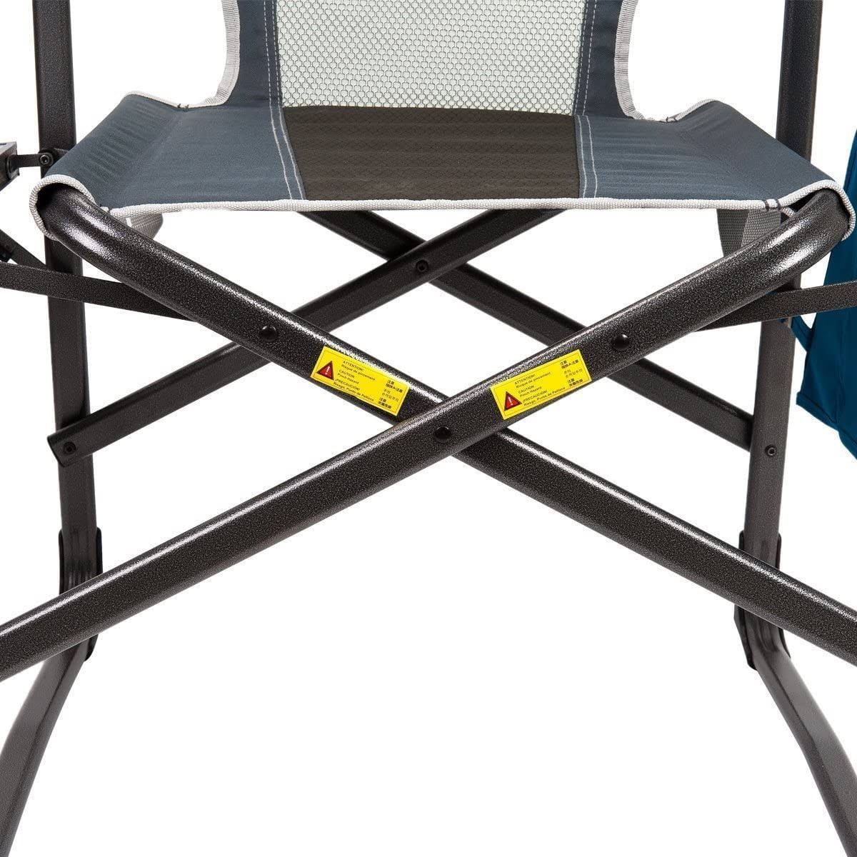 Portable Folding Directors Chair with Side Table (2 Pack) V991684