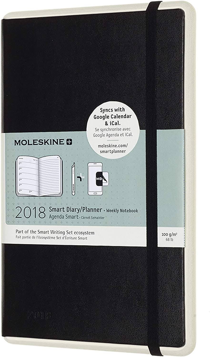 Black Smart Planner Weekly P5154