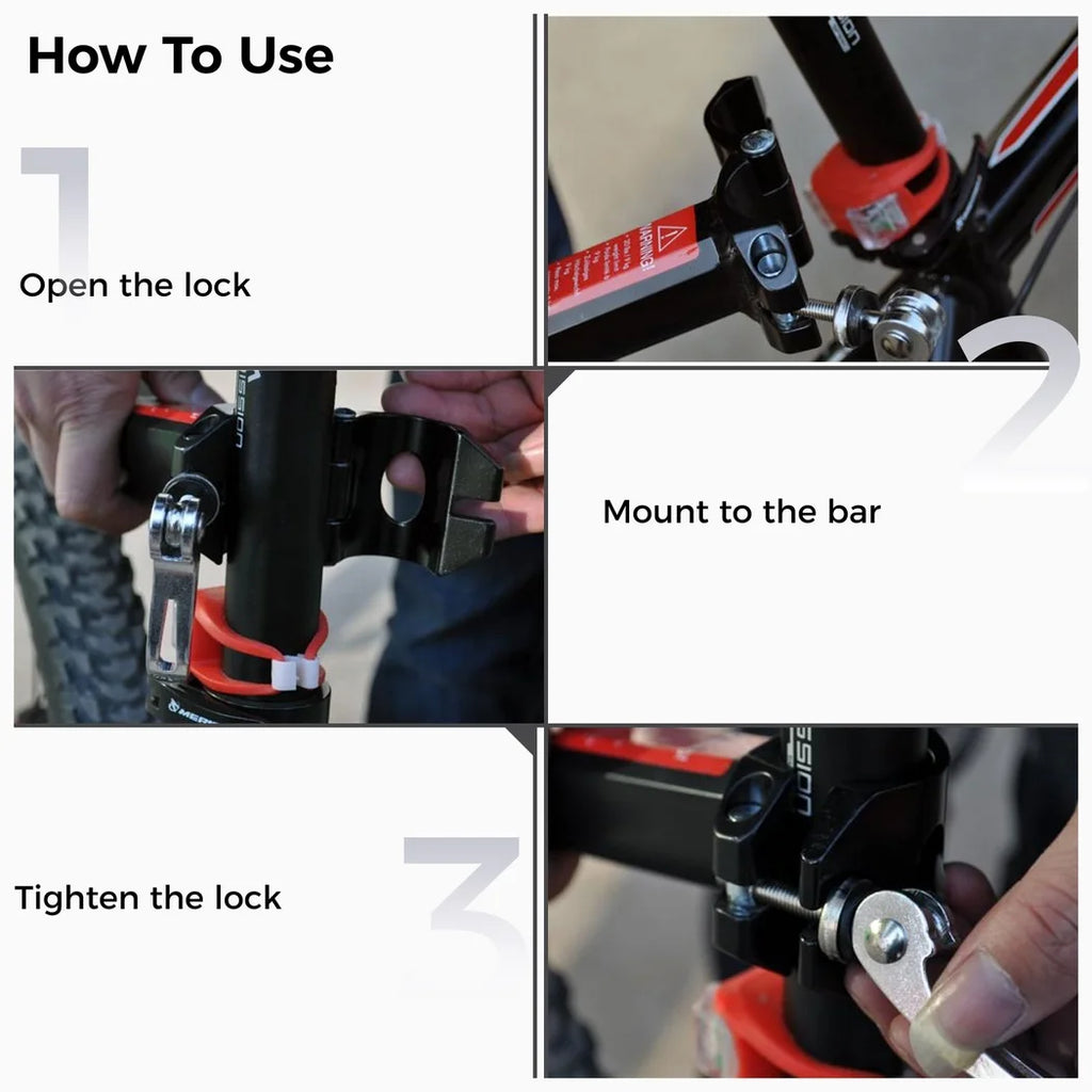 Bicycle Rear Luggage Carrier with 66 Lbs Weight Capacity J2346