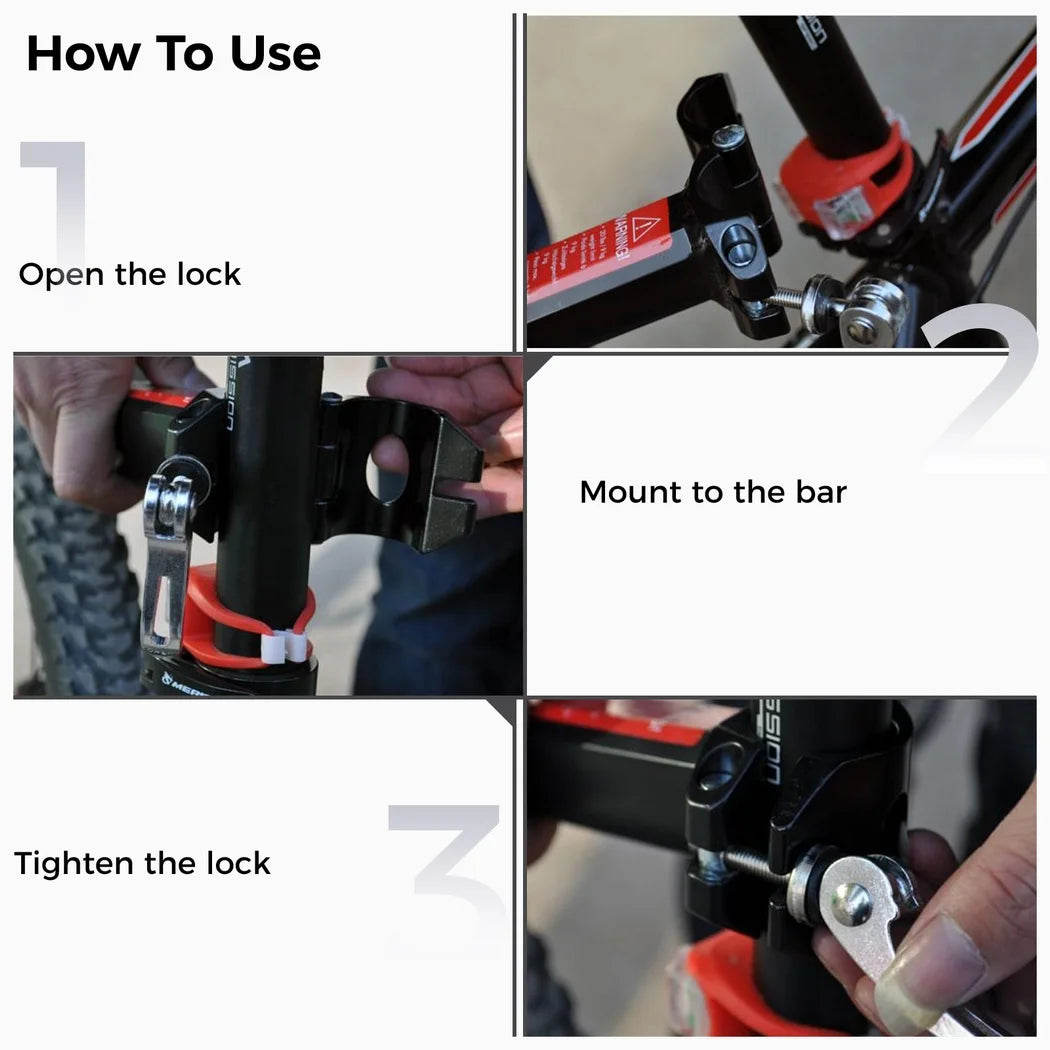 Bicycle Rear Luggage Carrier with 66 Lbs Weight Capacity J2346