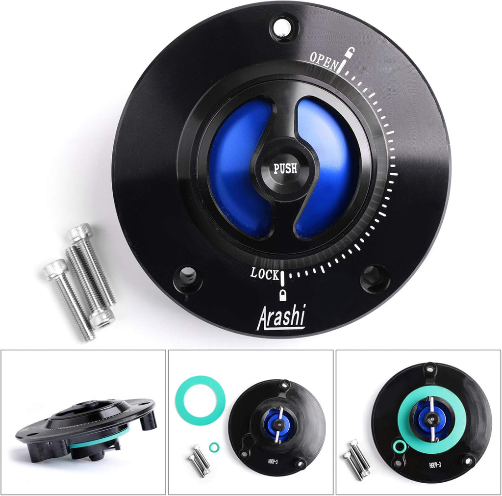 CNC Keyless Fuel Gas Tank Cap For SUZUKI GSXR 600/750/1000 GSR 600/750 R750