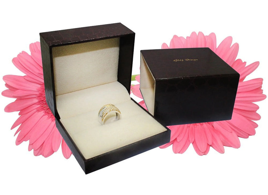 18K Gold Diamond Engagement Ring 1.40 CT TW Q689