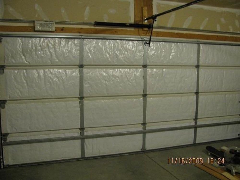 White Foam Core Garage Door Insulation Kit N837049