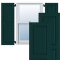 Black Forest Green Exterior Composite Raised Panel Shutters Z758222