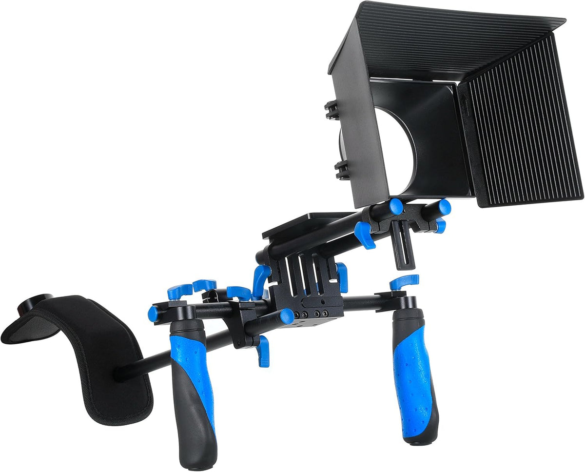 DSLR Rig Shoulder Mount with Follow Focus and Matte Box O13817