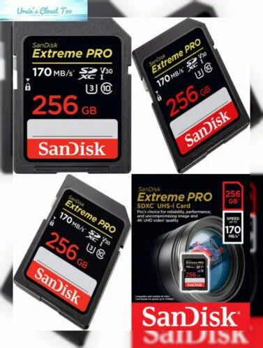 256GB SDXC UHS-I SD Card F485475