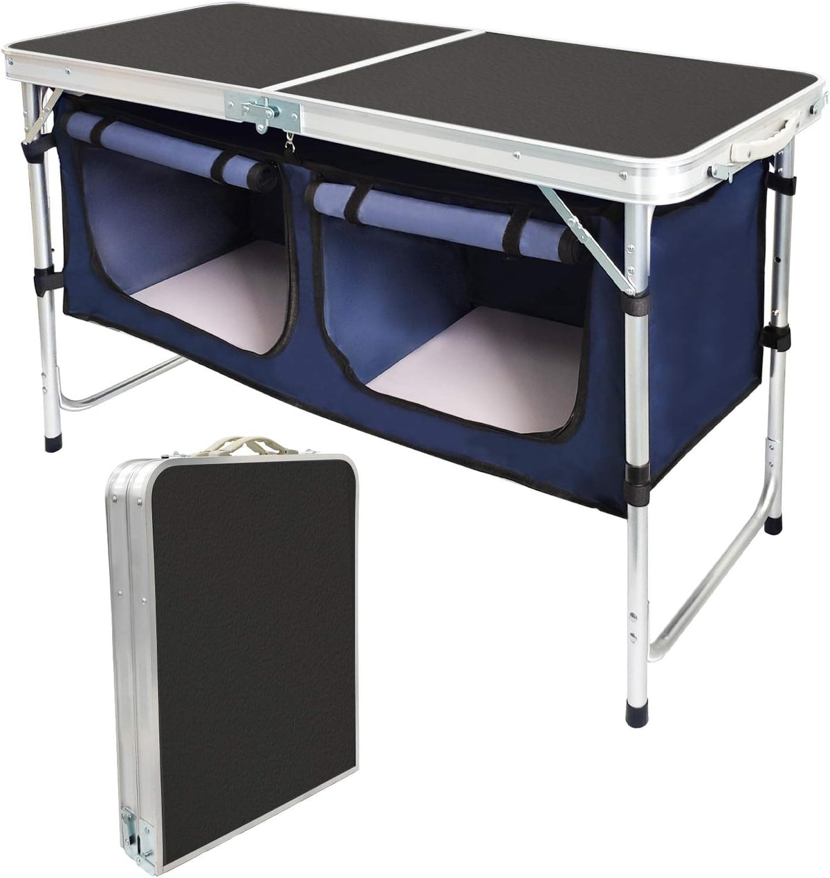 Camping Table with Adjustable Legs A84436