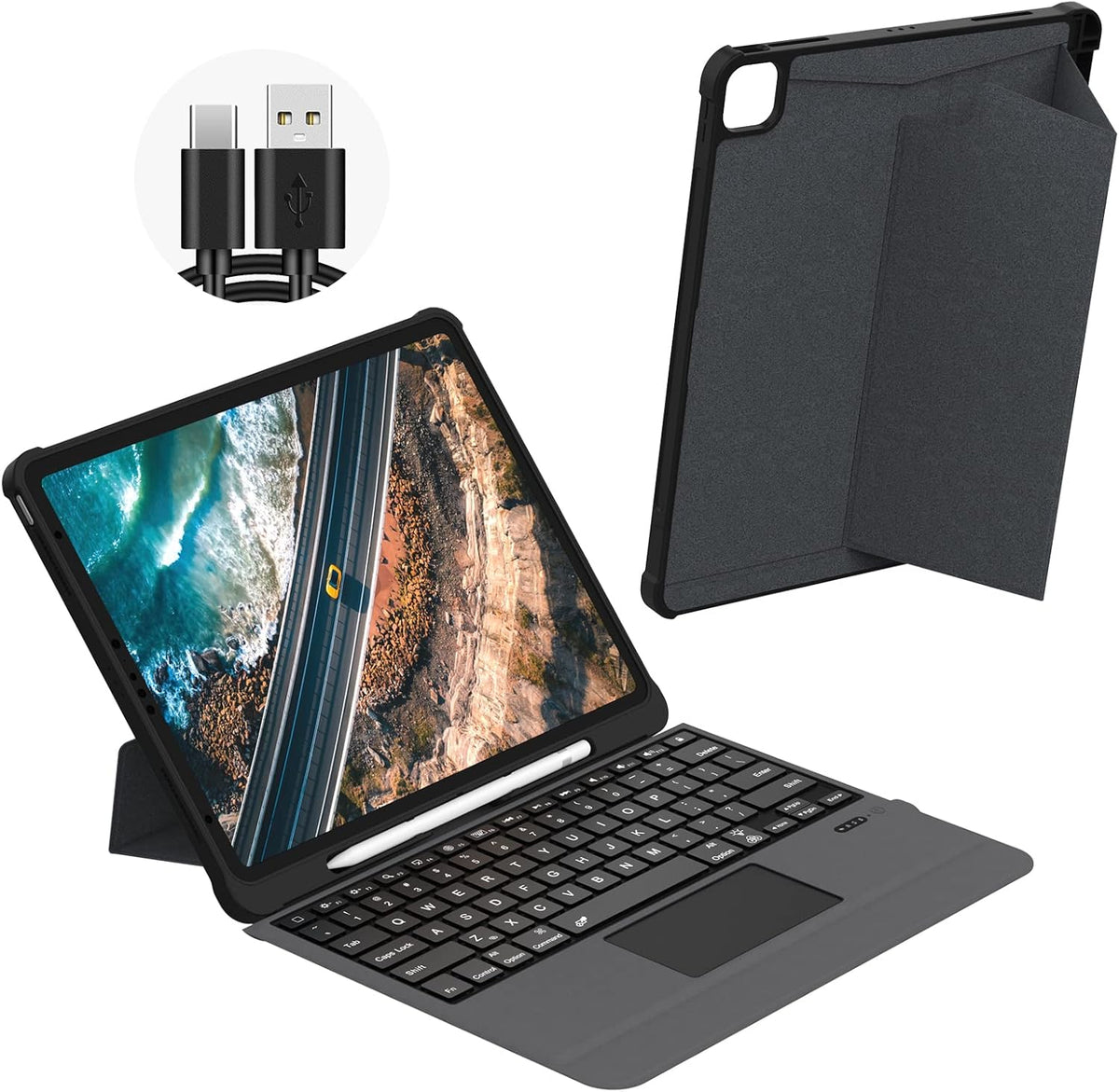 Backlit Keyboard Case for iPad Air 4th Gen 10.9 inch X2650