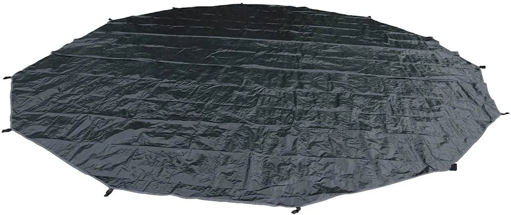 3M Outdoor Black Ultralight PE Round Mat H836