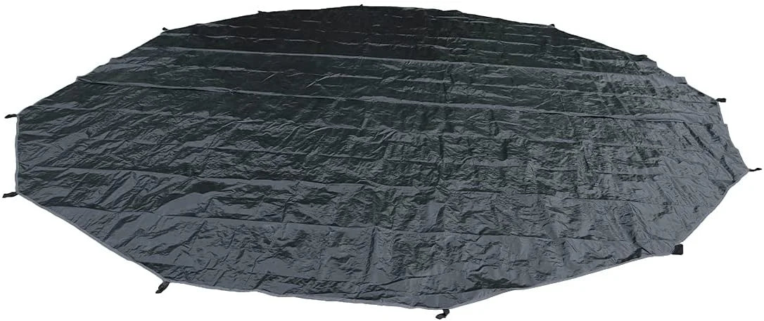 3M Outdoor Black Ultralight PE Round Mat H836