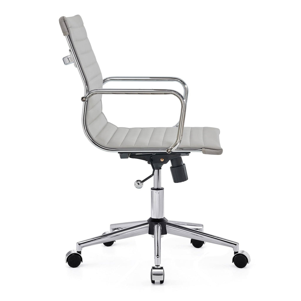 Tan Adjustable Swivel Office Chair N294871