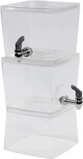 Clear Stacking Beverage Dispenser, 2 Units I829