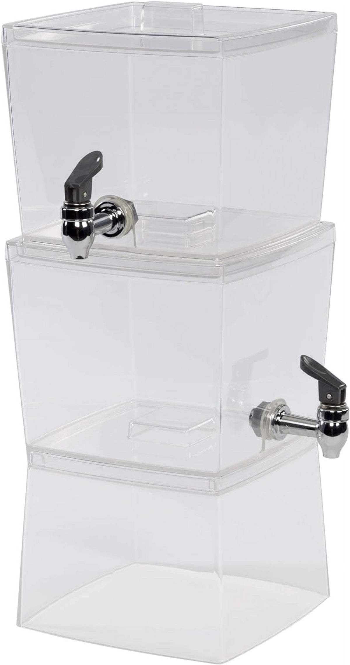 Clear Stacking Beverage Dispenser, 2 Units I829