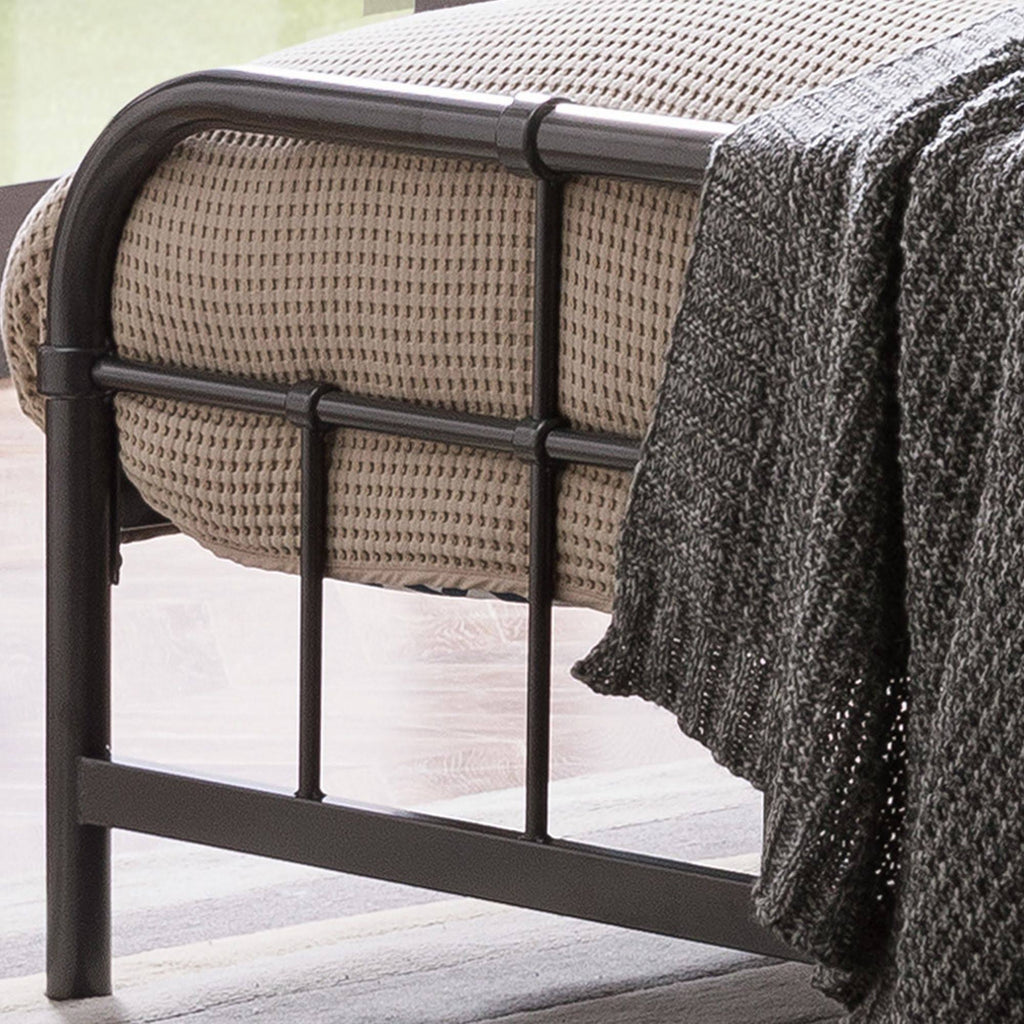 Charcoal Gray Queen Size Bed Frame W188