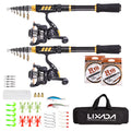 2PCS Telescopic Fishing Rod and Reel Combo Kit F601721