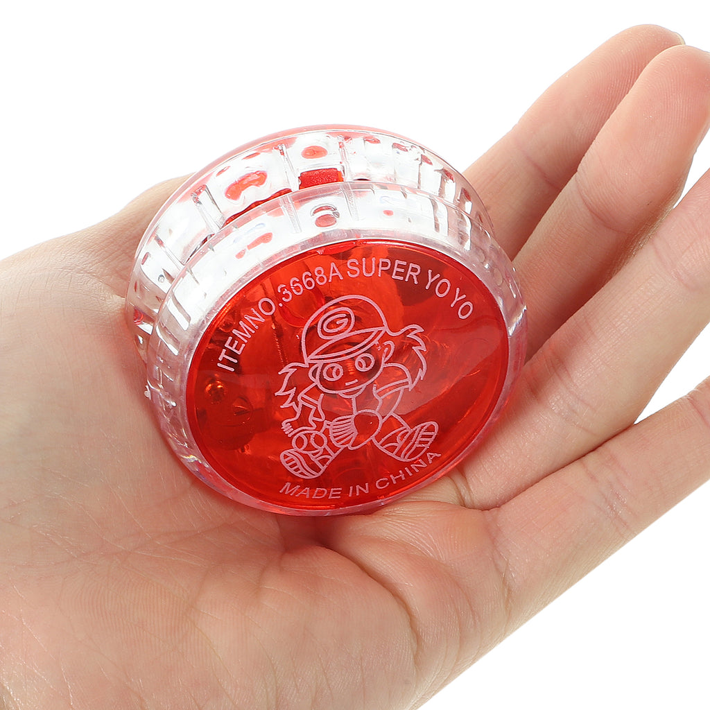 4 Pcs Glow Yo-yo House Playset Indoor Toys Yoyo Childrens LED Balls Flashing Pp Z396479