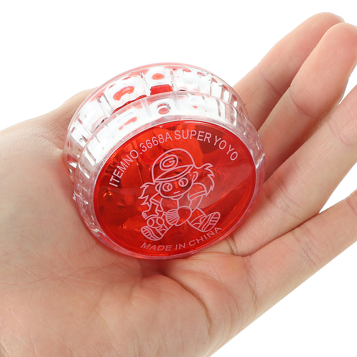 4 Pcs Glow Yo-yo House Playset Indoor Toys Yoyo Childrens LED Balls Flashing Pp Z396479