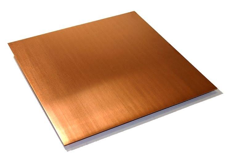 32oz Copper Sheet 24 inch x 24 inch Unpolished Mill Finish X202497