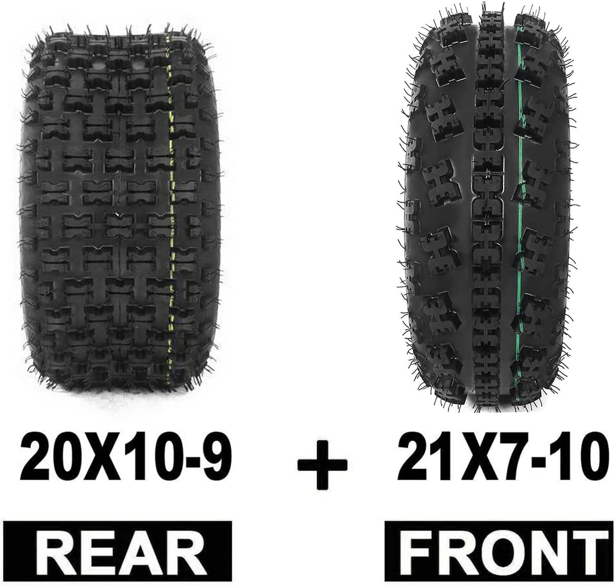 Set of 4 ATV UTV Tires Tubeless L8018