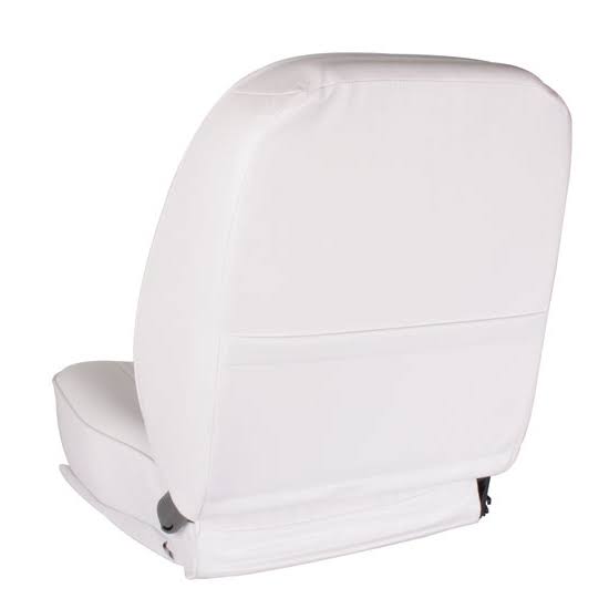 Low Back White Vinyl Left D105