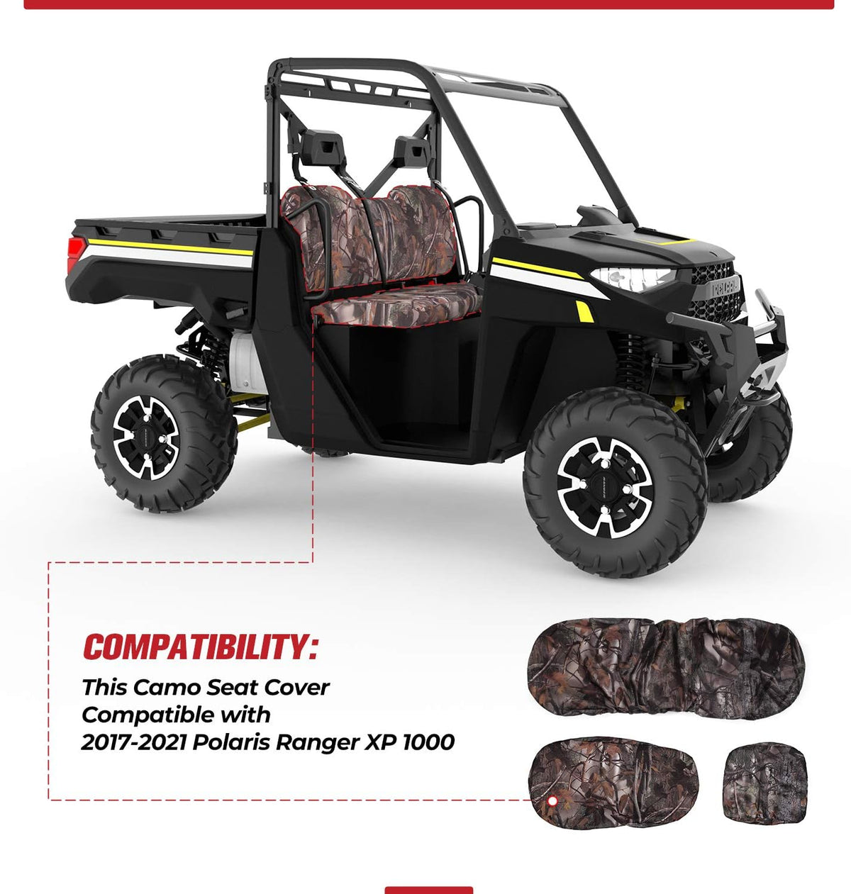 Waterproof Camo Seat Cover Set D842
