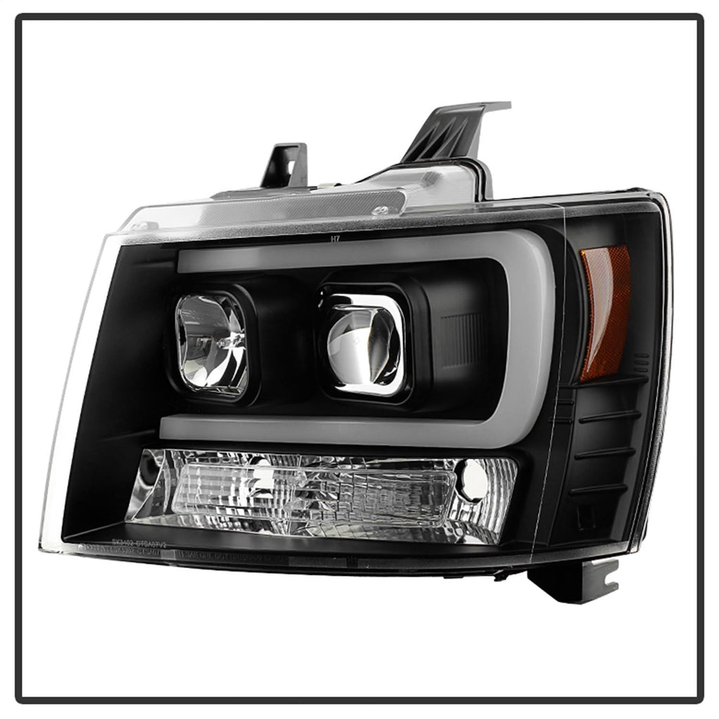 Black DRL LED Projector Headlights A728