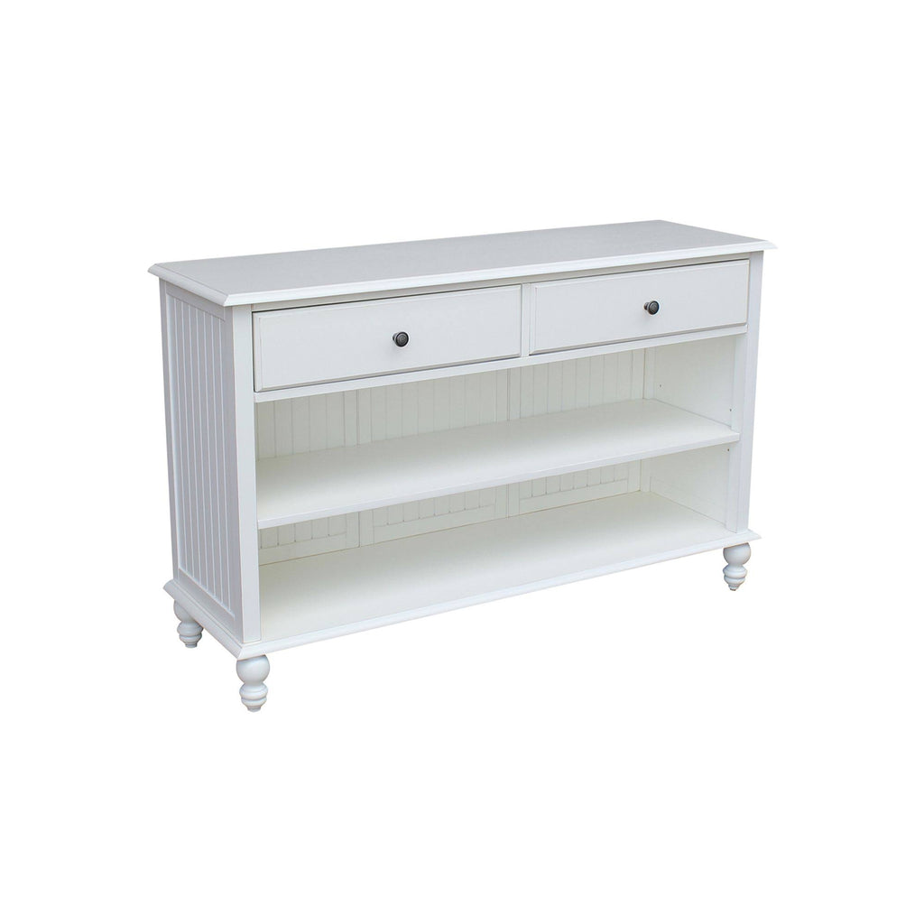 Beach White Cottage Console Table C10665