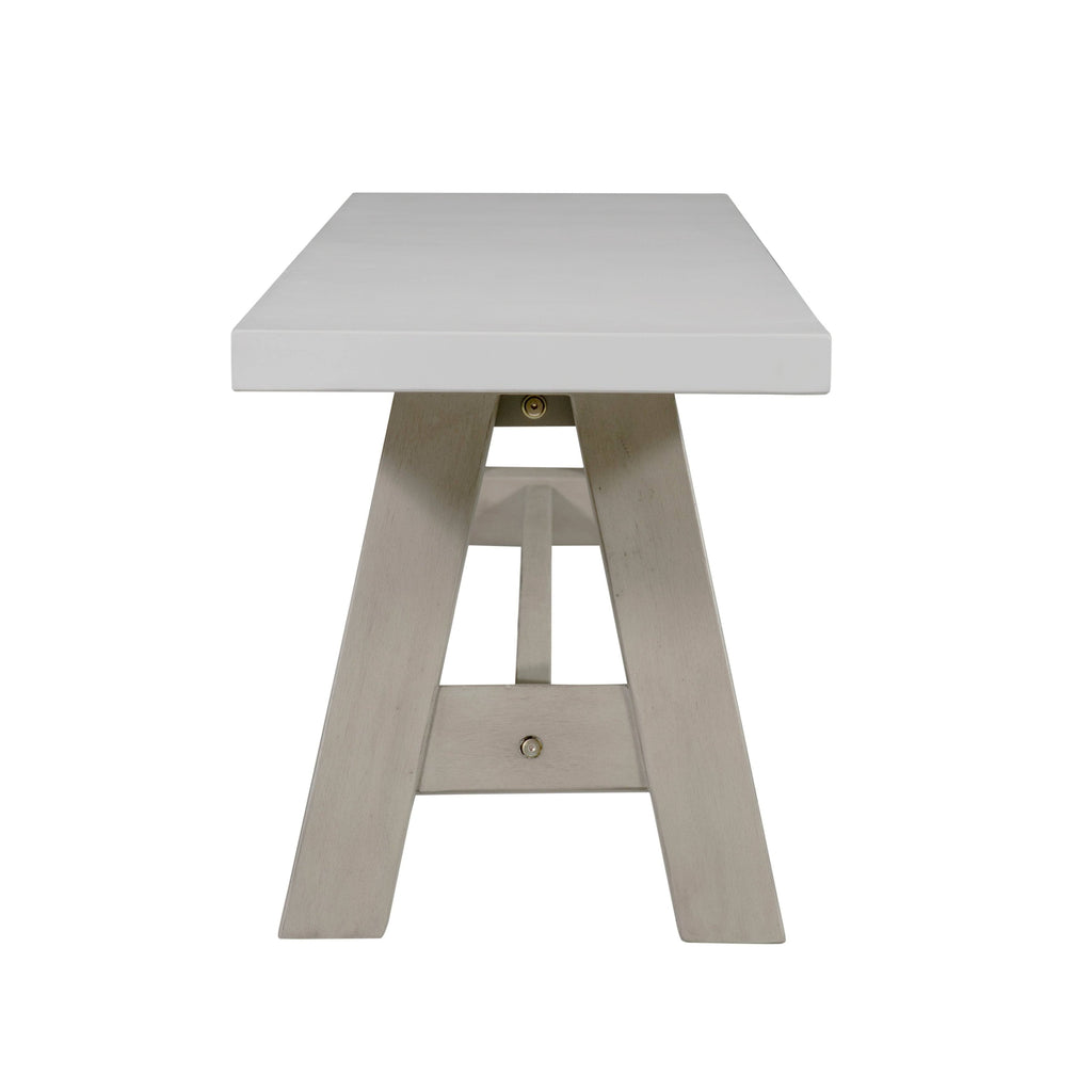 Solid Dining Bench in Gray K902883