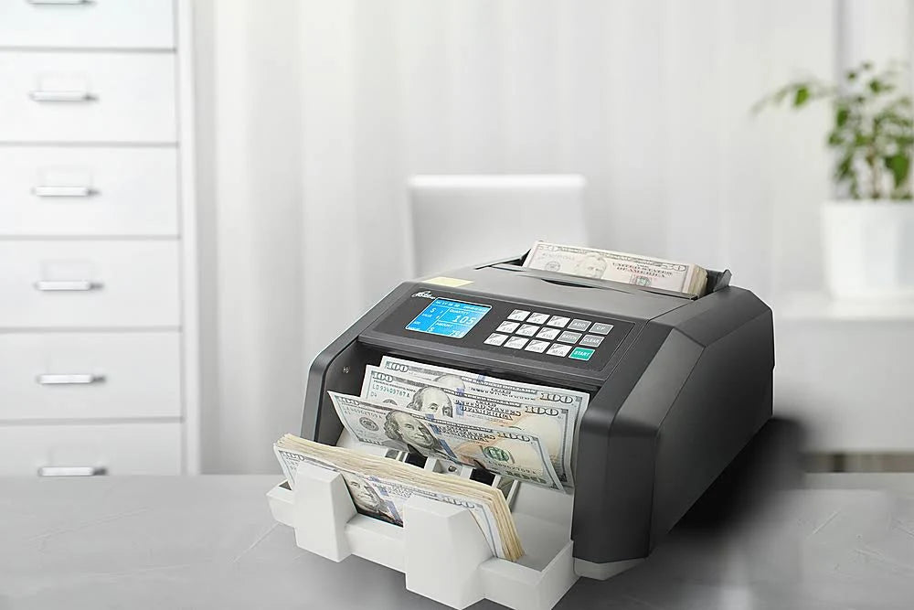 Back Load Bill Counter with Value Counting and Counterfeit Detection D841556