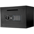 Black Compact Keypad Depository Safe P8130