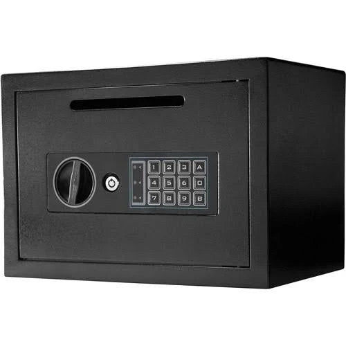 Black Compact Keypad Depository Safe P8130