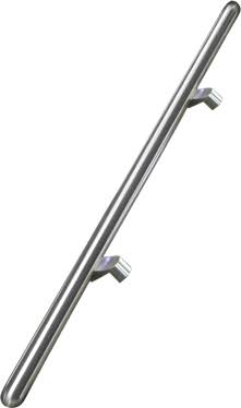 Offset Mounting Vertical Pull 20x22 CtC Antique Nickel A161