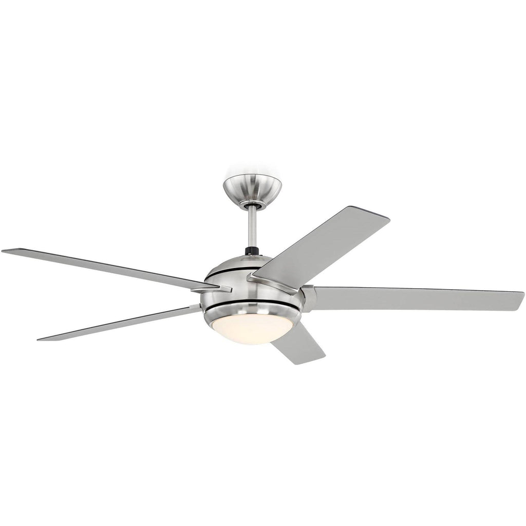 52x22 Brushed Nickel LED Ceiling Fan with Light W769