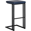 Black Faux Leather Barstool T40818