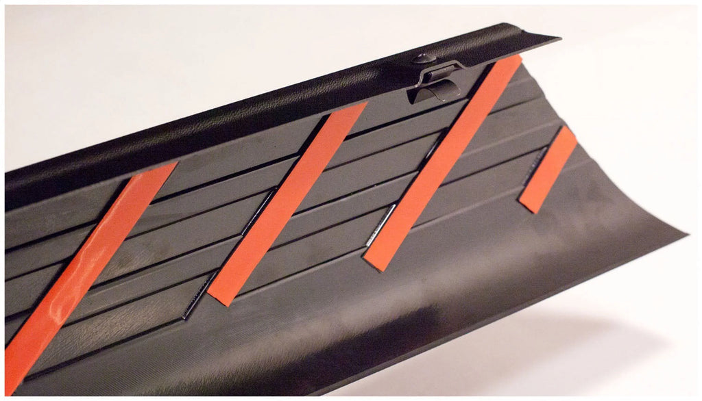 Black Smooth Finish BedRail Caps 2-Piece Set Z7699